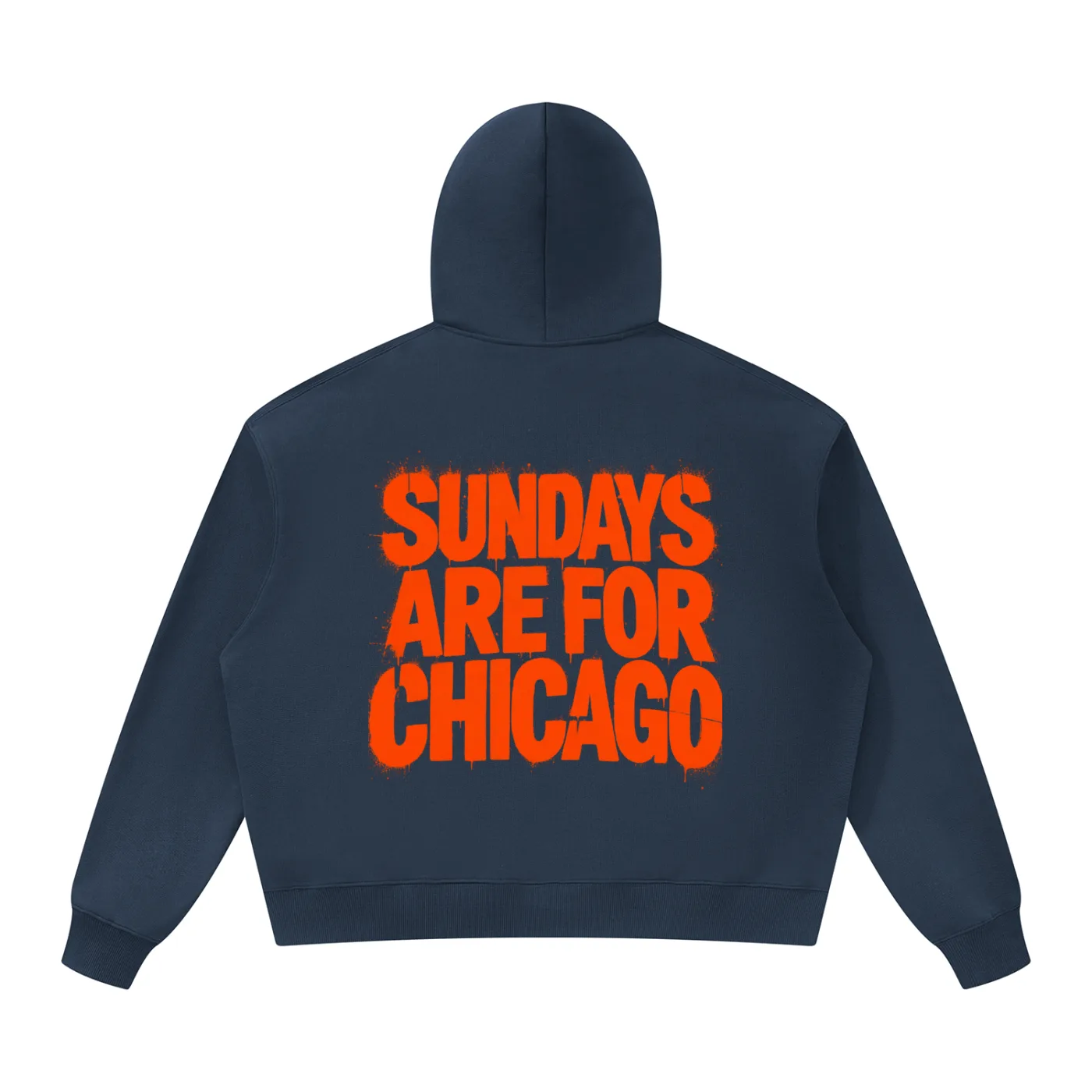 Chicago Sundays Spray Hoodie – Navy
