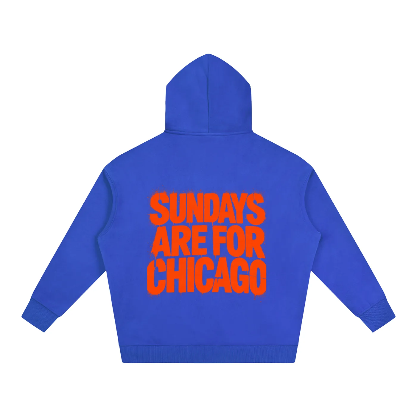 Chicago Sundays Spray Hoodie – Klein Blue