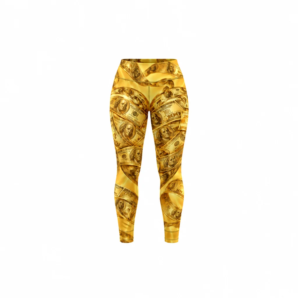 Molten Gold Money Leggings